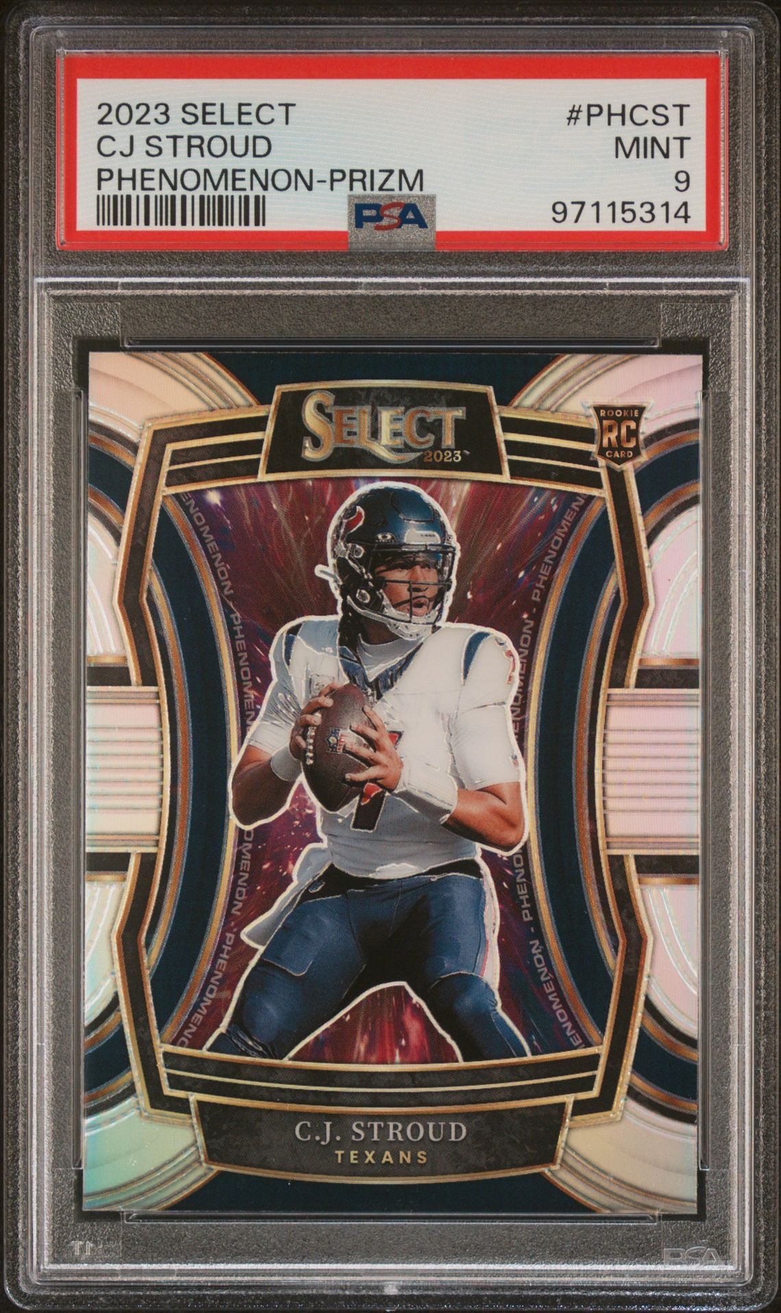 2023 Panini PANINI SELECT PHENOMENON PRIZM #PHCST Cj Stroud front