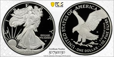 2024-S $1 Silver Eagle First Strike PR69DCAM