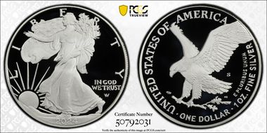 2024-S $1 Silver Eagle First Strike PR70DCAM