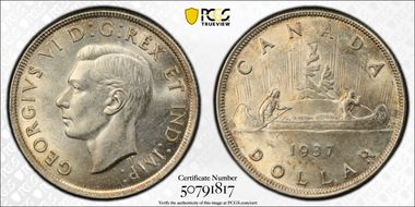 1937 S$1 MS62
