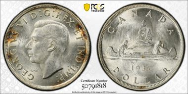1937 S$1 MS63
