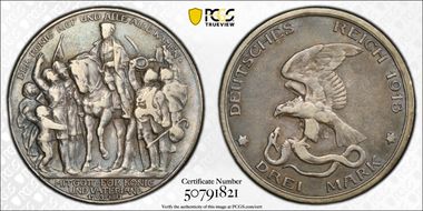 1913 3 Mk 100 Years J-110 VF35