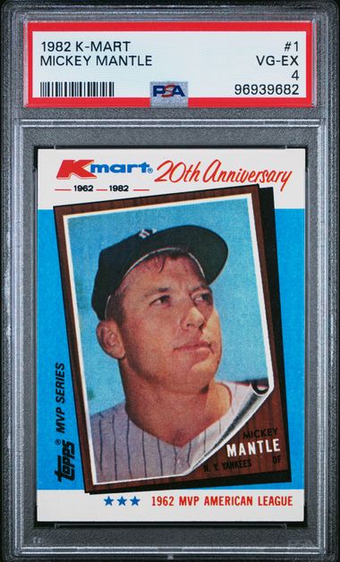 Topps Mickey Mantle front