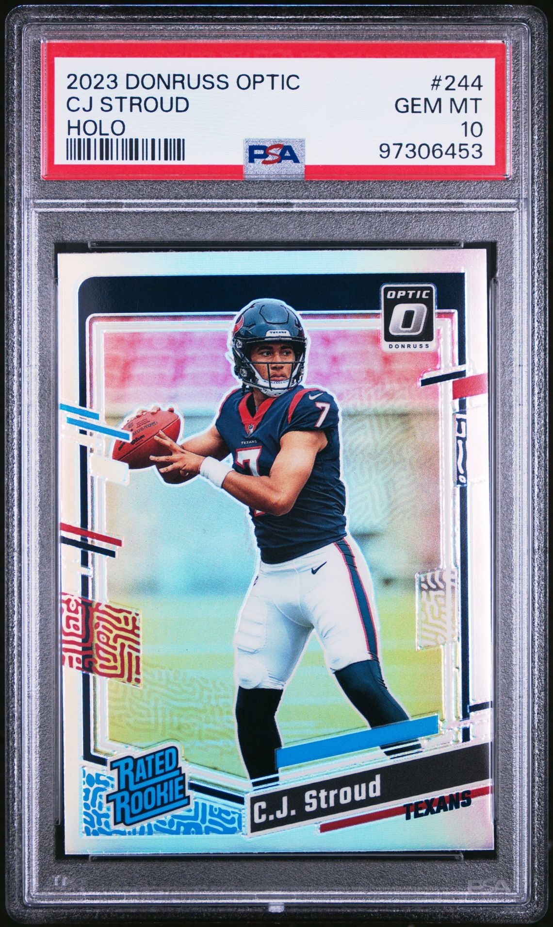 2023 Panini PANINI DONRUSS OPTIC HOLO #244 Cj Stroud front