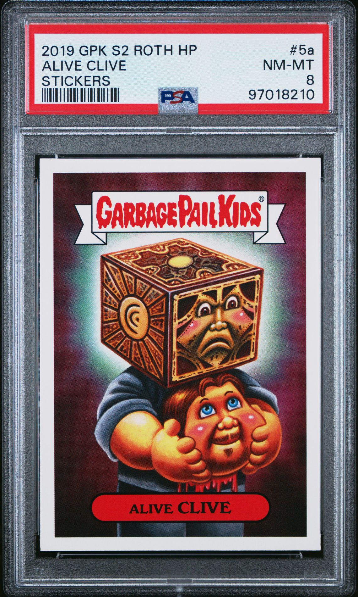 2019 Topps Garbage Pail Kids #5A Alive Clive front