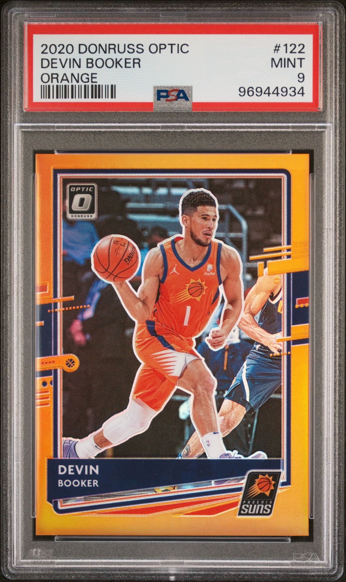 2020 Panini Donruss Optic Orange #122 Devin Booker front