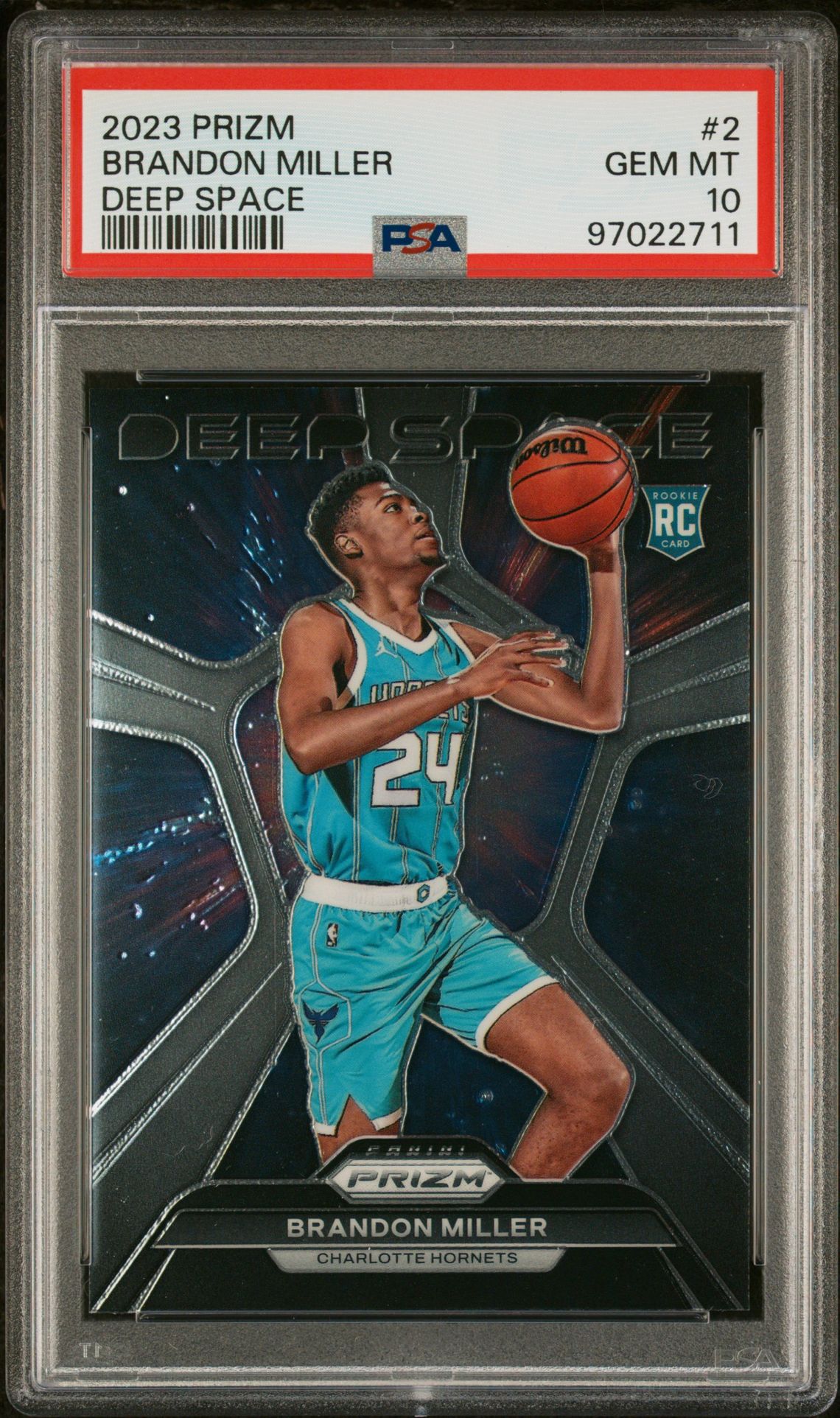 2023 Panini PANINI PRIZM DEEP SPACE #2 Brandon Miller front