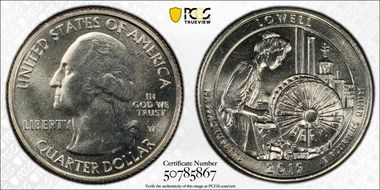 2019-W 25C Lowell NP MS65