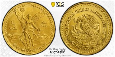 1994-Mo 1/4 oz Libertad Au MS68
