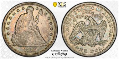 1871 $1 XF45