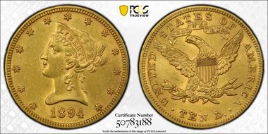 1894 $10 N1
