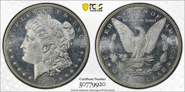 1879 $1 MS63PL