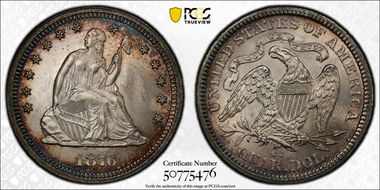 1876-CC 25C MS64