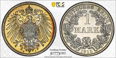 1915-A Mark J-17 Ag MS65