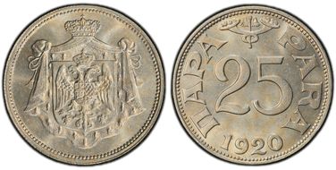 1920 25 Para MS65