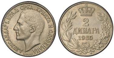 1925 2 Din KM-6 Poissy MS65