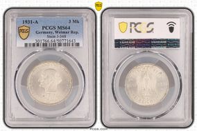 1931-A 3 Mk Stein J-348 MS64