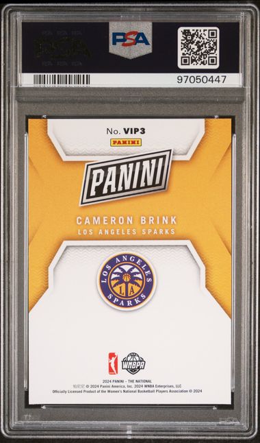 2024 Panini National Sports Collectors Convention Vip Promo Pack Cameron Brink #Vip3 Mint 9 back