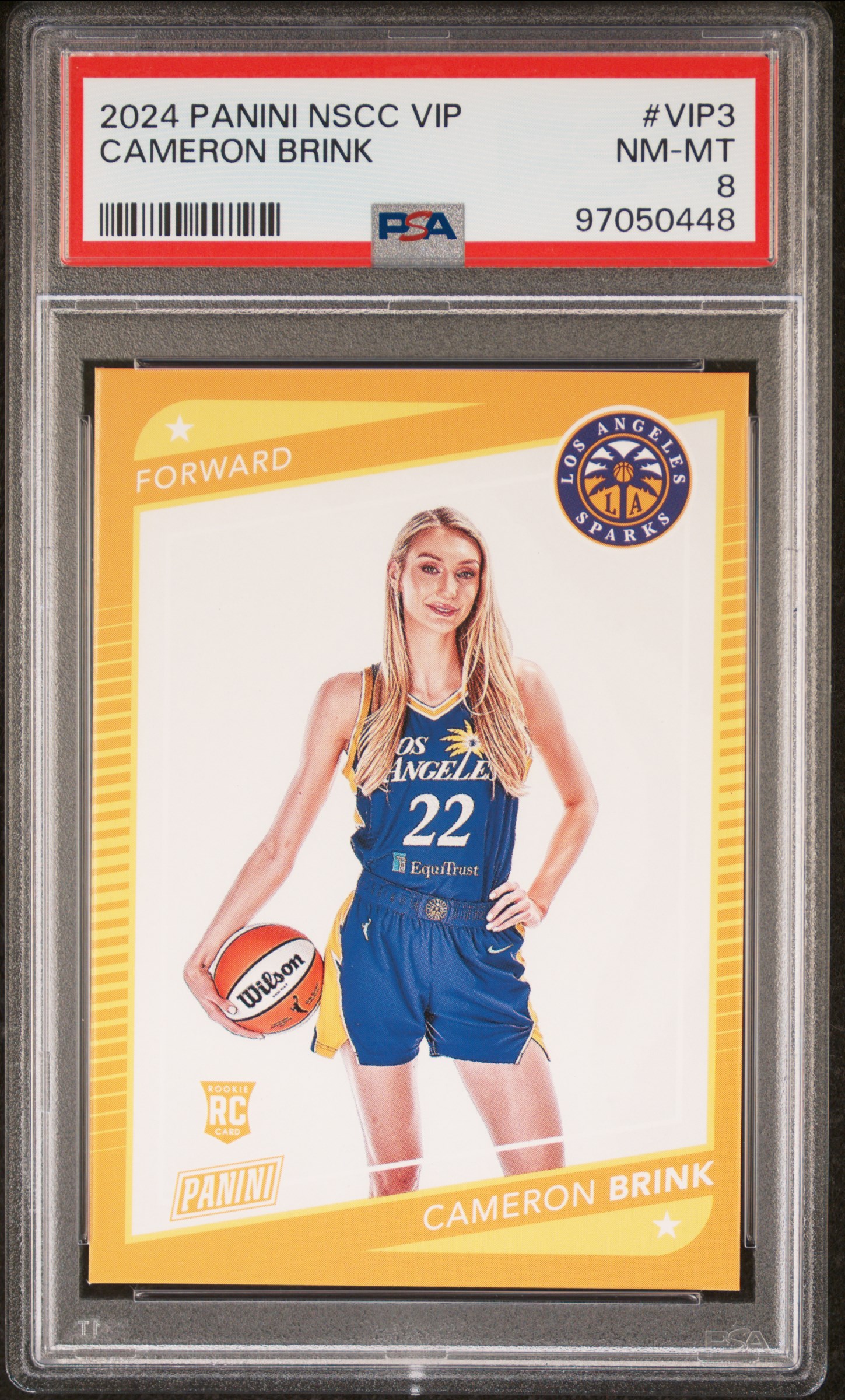 2024 Panini National Sports Collectors Convention Vip Promo Pack Cameron Brink #Vip3 Nm-Mt 8 front