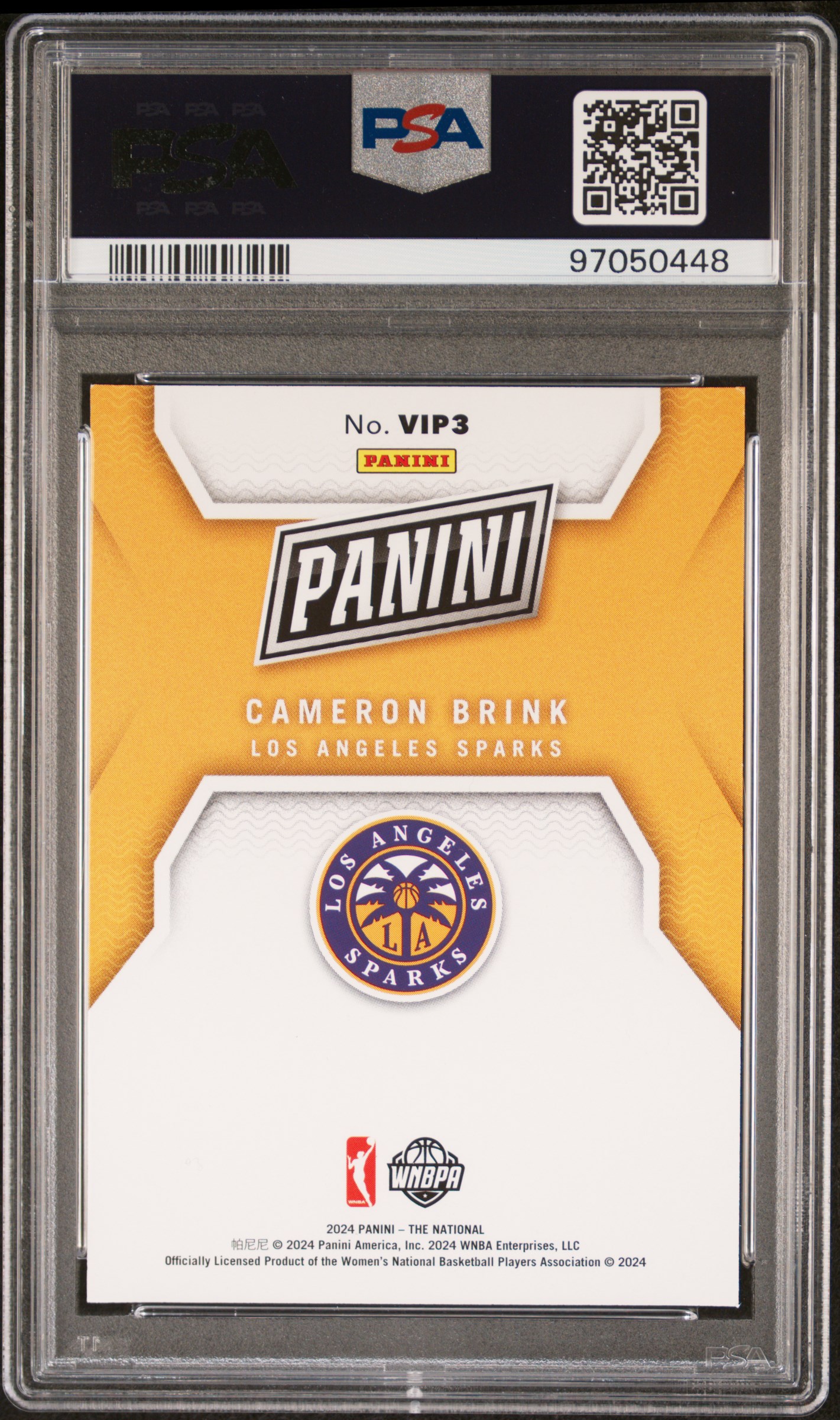 2024 Panini National Sports Collectors Convention Vip Promo Pack Cameron Brink #Vip3 Nm-Mt 8 back