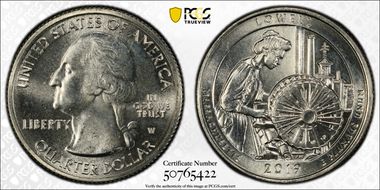 2019-W 25C Lowell NP MS66