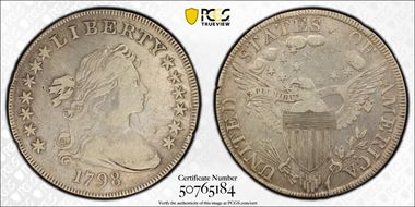 1798 $1 Large Eagle N1