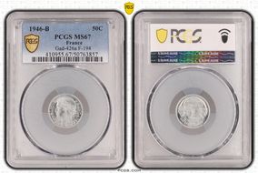 1946-B 50C Gad-426a F-194 MS67