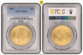 1904 $20 MS62