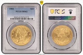 1904 $20 MS62