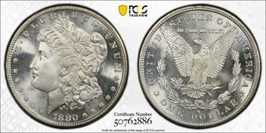 1880-S $1 MS68