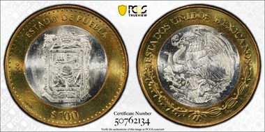 2004-Mo 100 P Puebla MS65