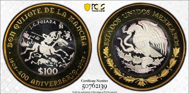 "2005" (2006)Mo 100 P 400th Ann Don Quijote PL68