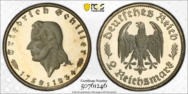 1934-F 2 Mk Schiller J-358 PR65DCAM
