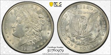 1921-D $1 MS63