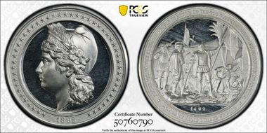 1892 SC$1 HK-222, Columbian Expo PR66DCAM