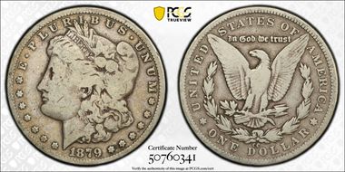 1879-CC $1 Capped Die VG8