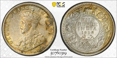 1936(C) 1/2 Rup SW-8.125 N1