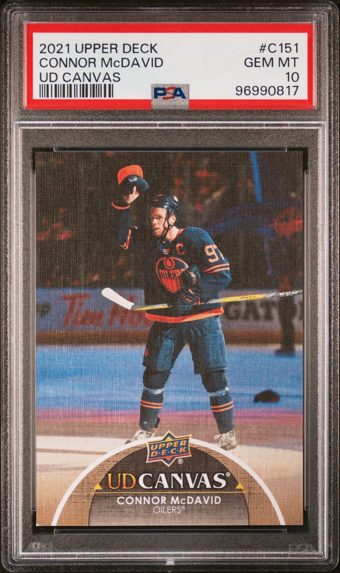 2021-2022 Upper Deck UPPER DECK UD CANVAS #C151 Connor Mcdavid front