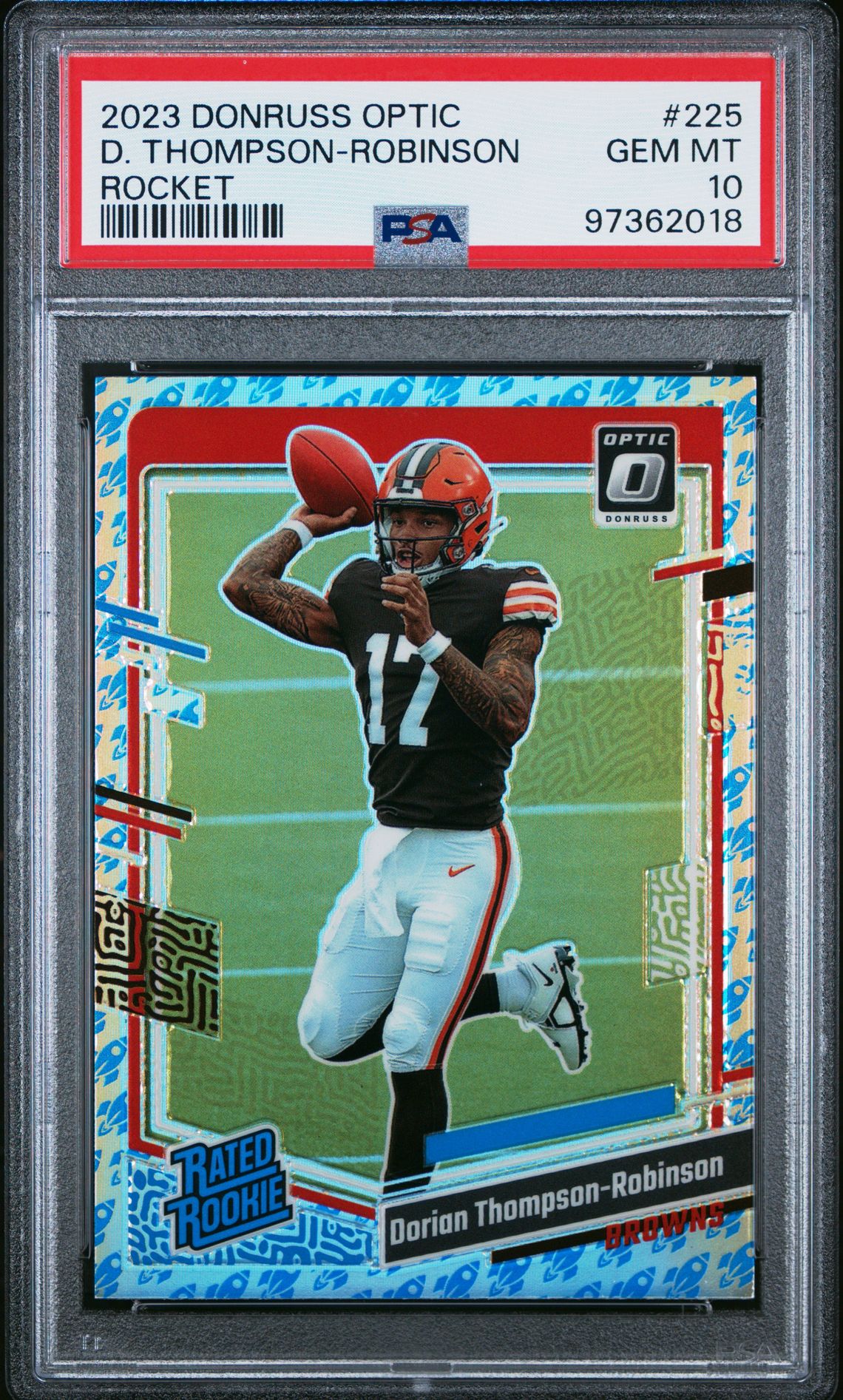 2023 Panini Donruss Optic D. Thompson-Robinson #225 (Rocket) Gem Mt 10 front