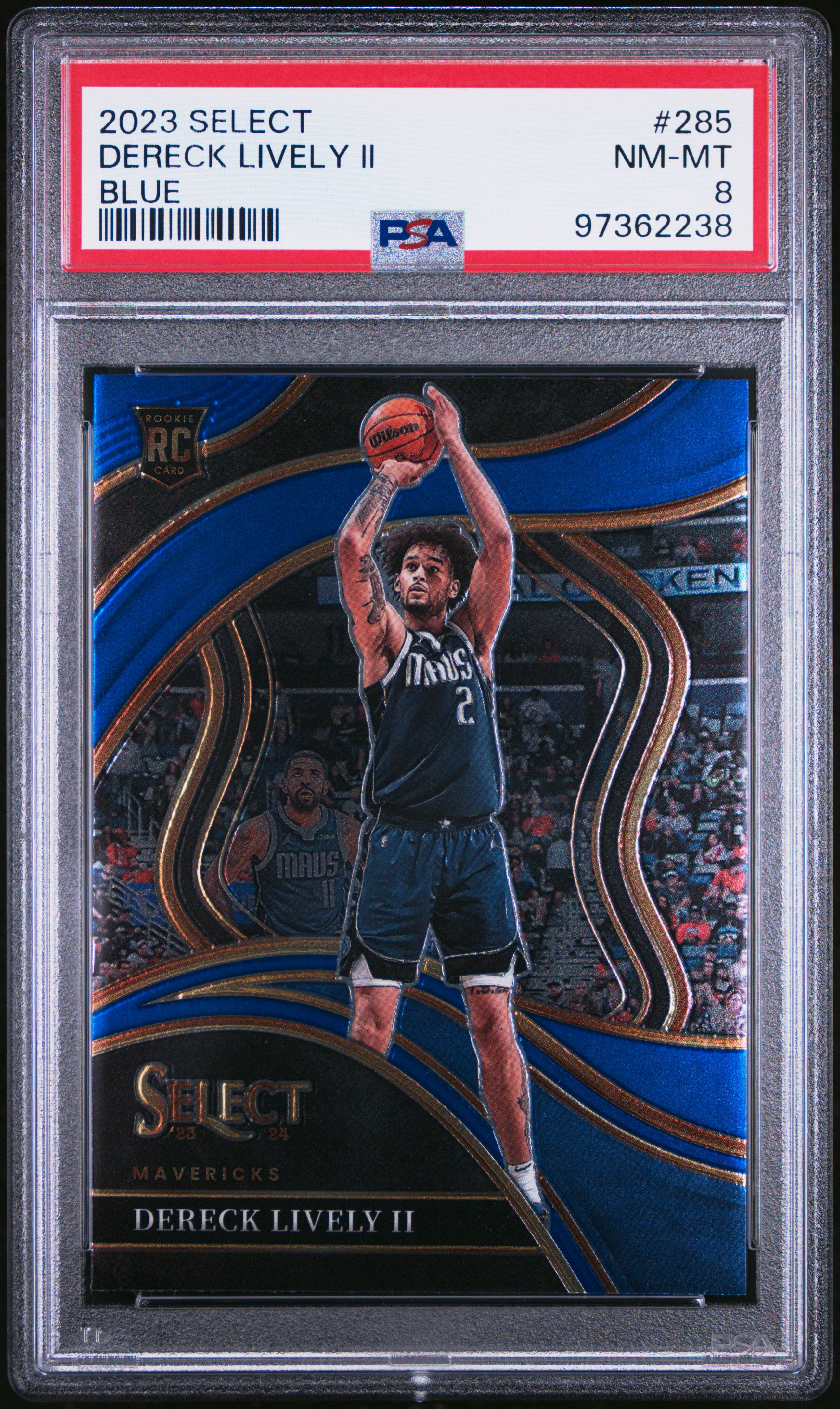 2023 Panini Select Dereck Lively Ii #285 (Blue) Nm-Mt 8 front