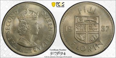 1957 Florin MS64
