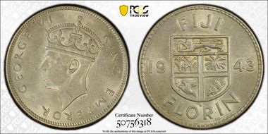 1943-S Florin MS62