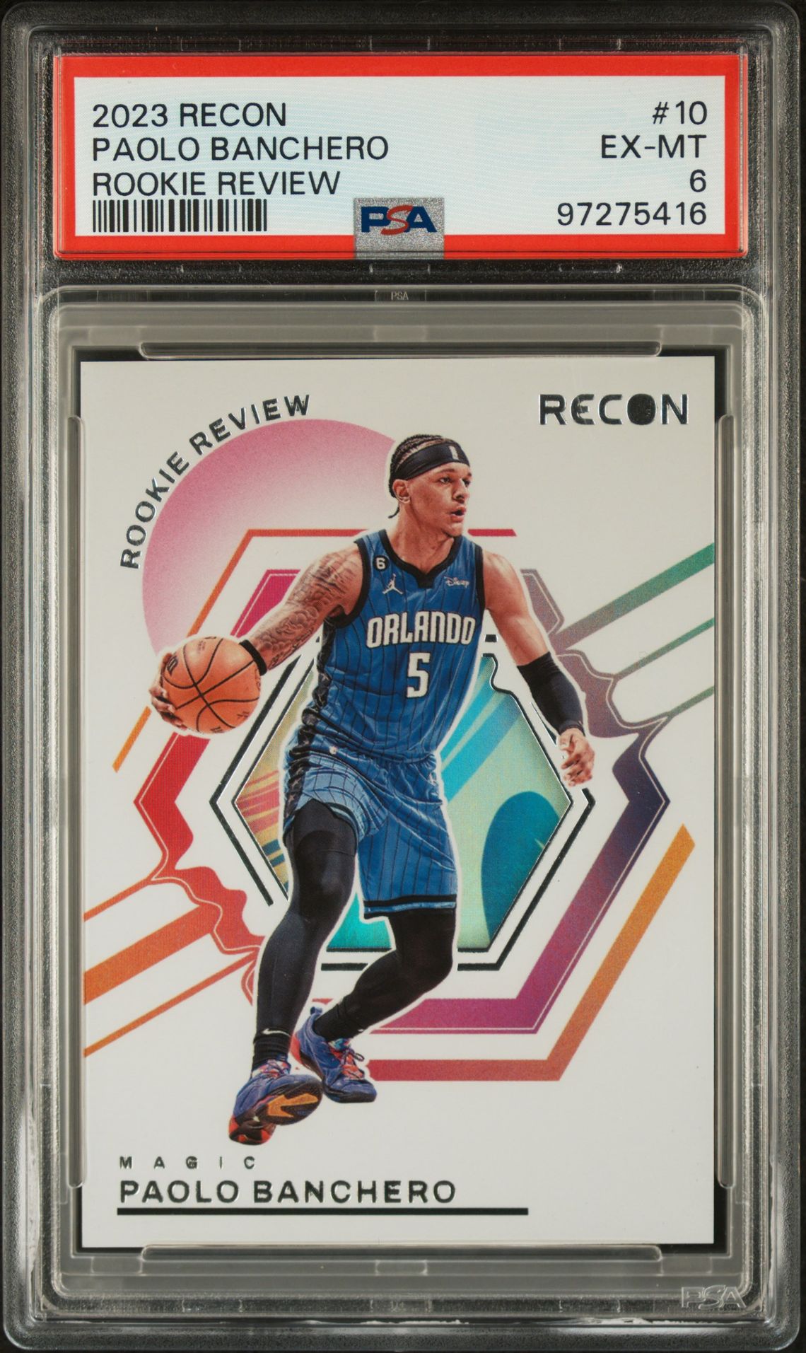 2023 Panini PANINI RECON ROOKIE REVIEW #10 Paolo Banchero front
