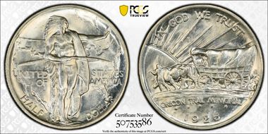 1926-S 50C Oregon MS65