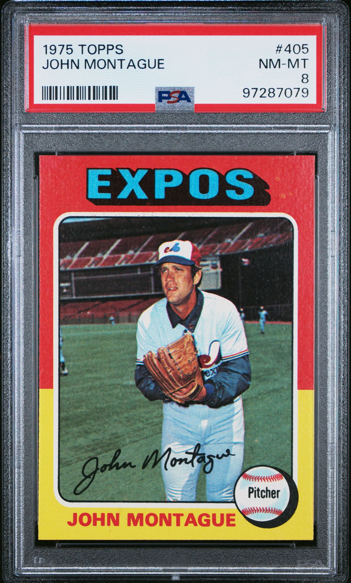 1975 Topps TOPPS #405 John Montague front