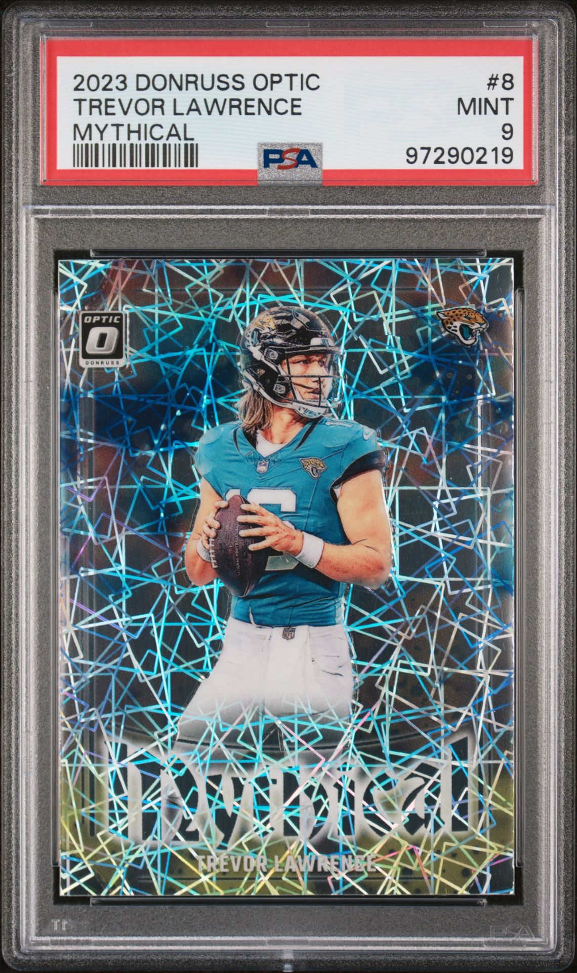2023 Panini Donruss Optic Mythical Trevor Lawrence #8 Mint 9 front