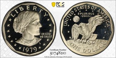 1979-S SBA$1 Type 2 FS-501 PR67DCAM