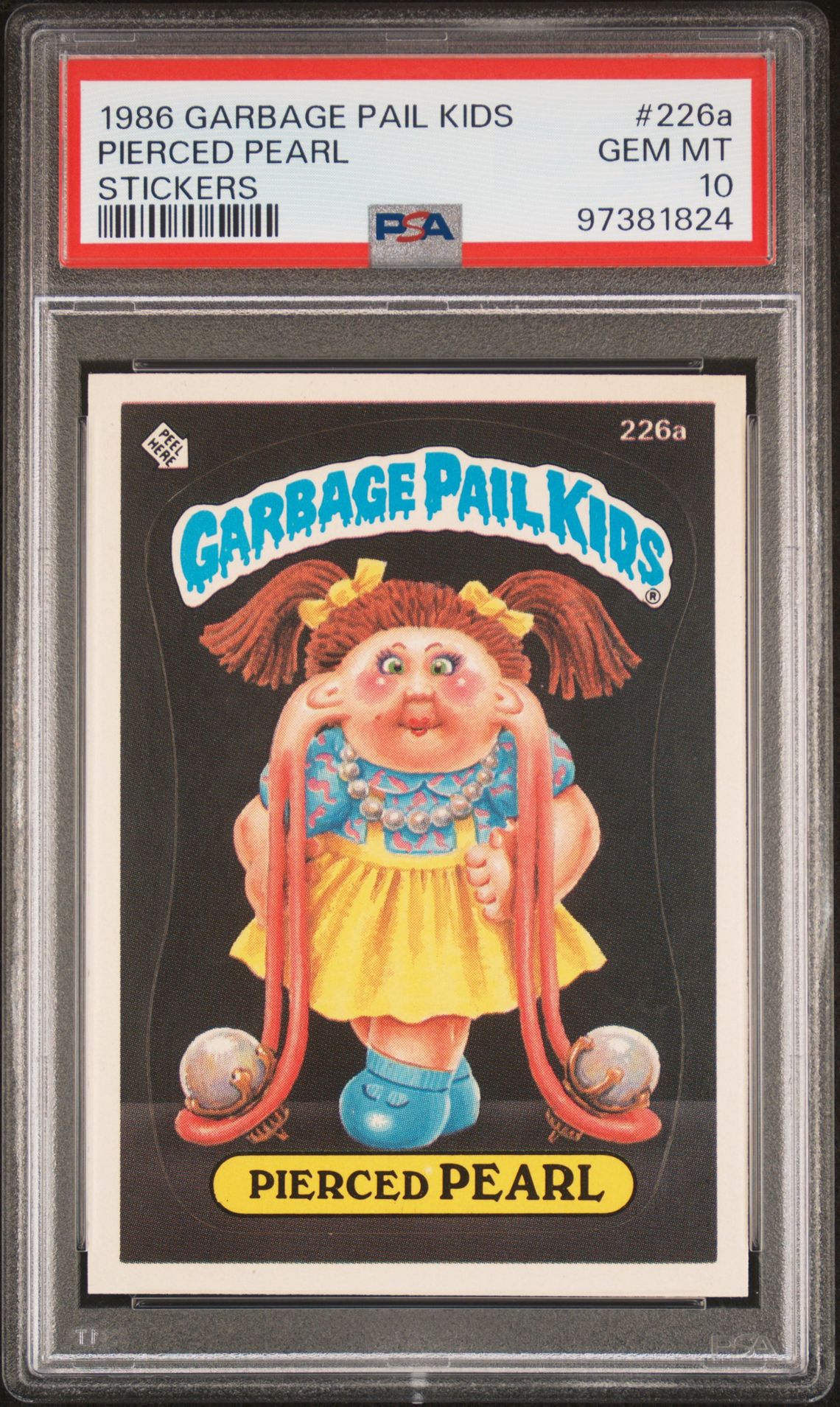 Pierced Pearl PSA 10