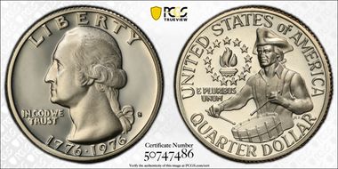 1976-S 25C Clad PR69DCAM