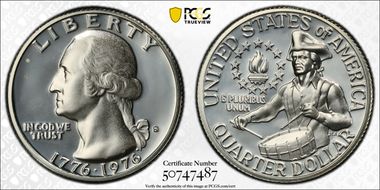 1976-S 25C Silver PR69CAM